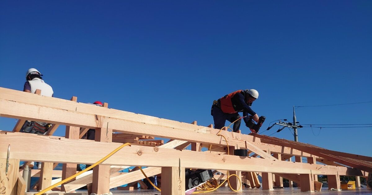 T様邸＊建て方工事